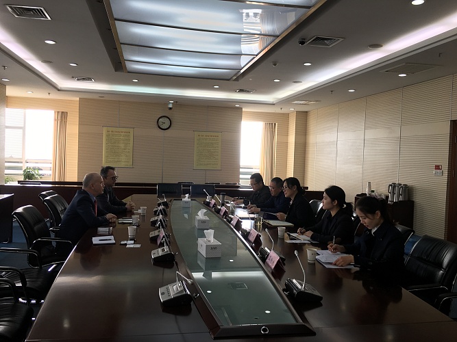 Meeting with Nanjing Environmental Protection Bureau